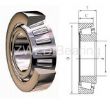 Inch Single Row Tapered Roller Bearings LM11749/LM11710